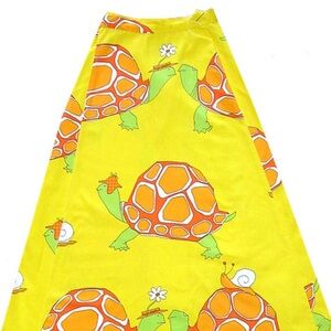 VTG groovy Katashas Unusuals wrap skirt fabric Schumacher decorator material 1yd